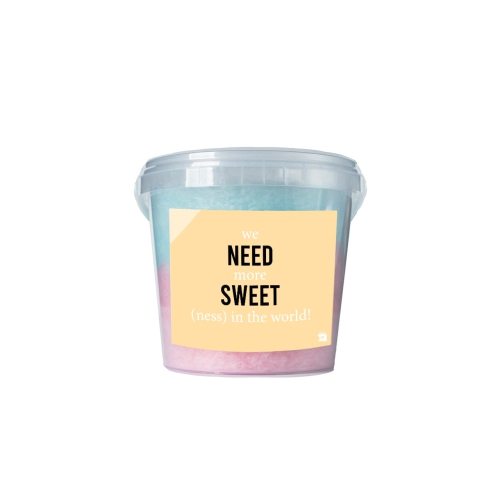 Emmertje Suikerspin.
We need more Sweet9ness0 in the World
Onbeperkt Houdbaar
