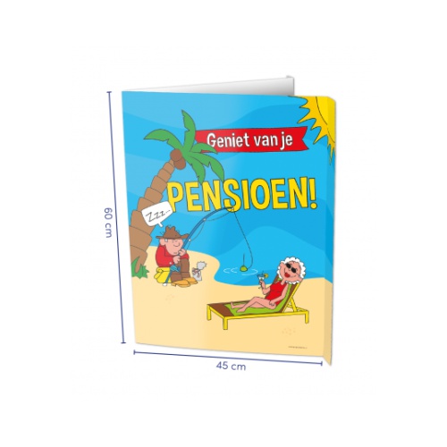 De afmeting van deze grote Window Signs zijn met 60 x 45 centimeter de perfecte decoratie aan deuren en ramen en zo is er direct te zien waar er wat te vieren valt. Ze zijn gemaakt met meerdere kroonleeftijden en diverse andere thema's.
