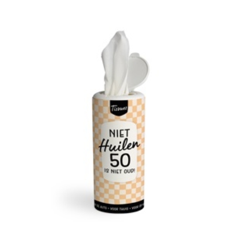 Tissues Niet Huilen 50 is niet Oud