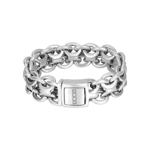 Zoek je een stijlvol cadeau voor hem? Deze armband uit de IXXXI men collectie is de ideale uitkomst! 
Deze chain armband is gemaakt van Matt Edelstaal wat een stoere uitstraling geeft. 
De armband wordt geleverd in een mooie box!