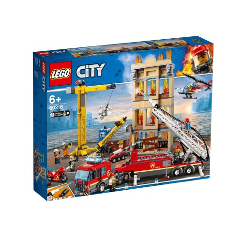 Lego City 60216 Brandweerkazerne in de Stad