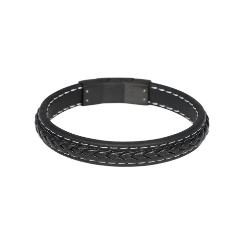 Merk: iXXXi Men
Kleur: Zwart
Type: Armband
Materiaal: Edelstaal 
Materiaal Armband: Leer
Garantie: 6 maanden. Levertijd 3 a 4 werkdagen.