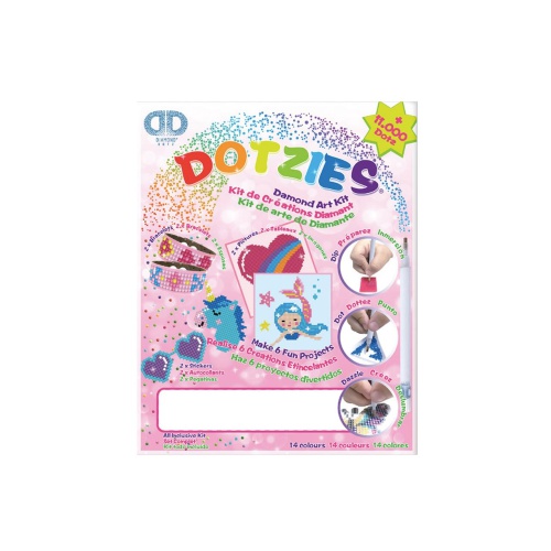 Dotzies Hobbydoos Diamond Art Roze