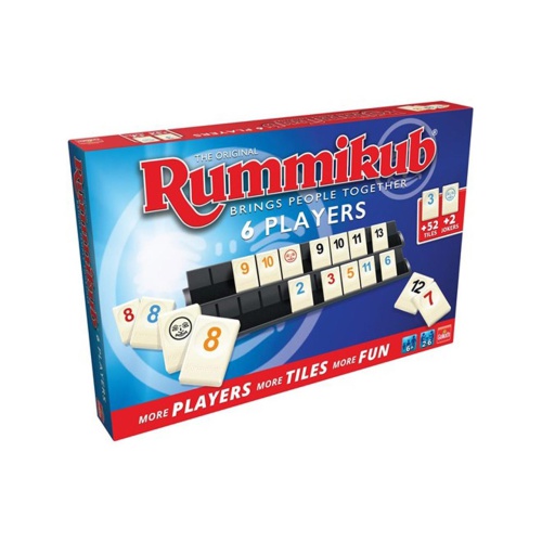 Het Spel Rummikub Original Xp kan je met maar liefst 6 spelers spelen. Probeer slimme combinaties te maken en zo snel mogelijk je stenen weg te spelen.