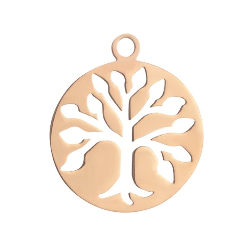 Pinkiezz charm rose de charm is 22mm groot en valt mooi voor de munt de charm is net als alle andere items voor aan de Pinkiezz muntketting gemaakt van stainless steel.