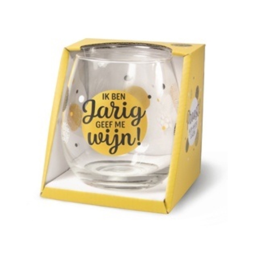 Wijnglas Jarig