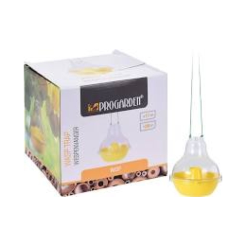 Met deze hangende Wespenval reken je af met vervelende wespen. Zomers wil je lekker in de tuin kunnen genieten met een lekker drankje. Helaas wordt dit soms bijna onmogelijk gemaakt door wespen! De wespen komen namelijk op zoete dranken af.