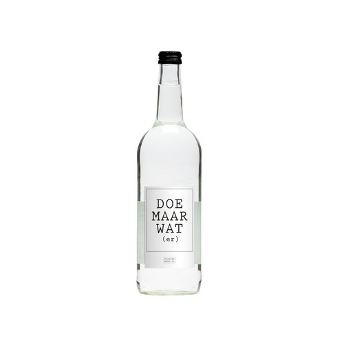 Bronwater voor mensen zonder uitgesproken mening die dorst hebben.