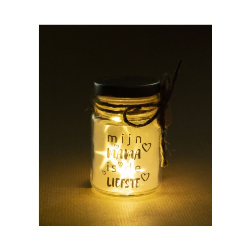 Ze werken op een klein batterijtje en deze zijn ook al inbegrepen! Elke Star Light heeft een speciale boodschap die oplicht door middel van een ledlampje zodra je het product aanzet met de knop onder de dop. De Big Star Lights zijn ongeveer 15 centimeter