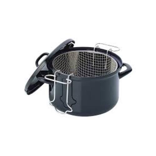 Inhoud 4,4 liter, doorsnede 24 cm. Geemailleerd staal. Voor alle warmtebronnen geschikt. 
Vaatwasmachinebestendig.