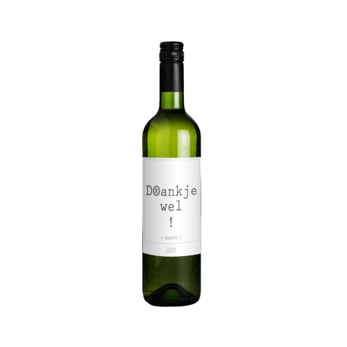Alsjeblieft, 'n drankjewel! Een lekkere wijn, wit of rood, met het ‘dRankjewel’ etiket! Origineel en toepasbaar voor vele bedankjes.


Drankjewel:	Cabernet sauvignon / sauvignon blanc
Inhoud:	750 ml