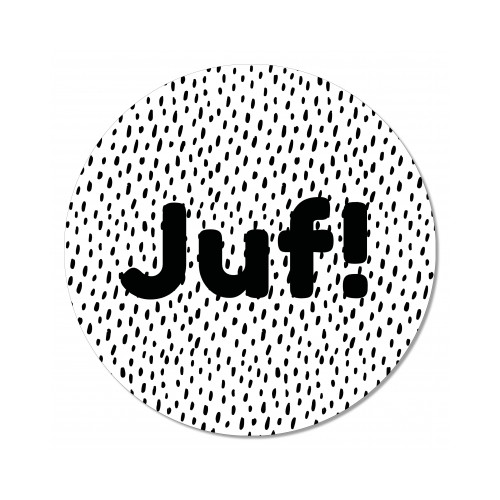 De beste juf verras je op juffendag of aan het einde van het schooljaar met een super leuke muismat!

- Doorsnede 23 cm
- Waterafstotend