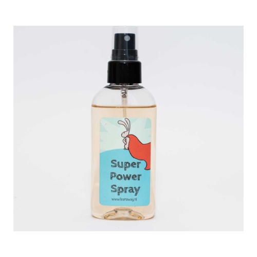 Deze superpowerspray is speciaal voor grote en kleine mensen die net wat extra beetje kracht kunnen gebruiken. Voor bijvoorbeeld dat lastige gesprek, een spreekbeurt of een eerste keer.