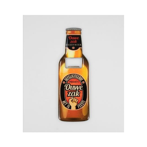 Grappige bieropeners met belangrijke kroonleeftijden of met naam of leuke tekst.
De bieropeners zijn magnetisch dus erg praktisch in gebruik!
Leuk om te geven bij speciale gelegenheden.