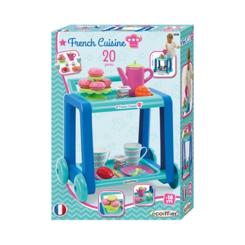 Met deze trolley maak je de blits tijdens een high-tea. Heb je al thee gezet? Ga met het karretje langs jouw vriendjes en vriendinnetjes om ze thee met wat lekkers te serveren.