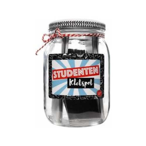 Hoe  LEUK !!  Een KLETSPOT voor studenten! Uitdagende vragen en opdrachten om samen met je medestudenten / vrienden  urenlang te kletsen. Gemaakt door studenten voor studenten!