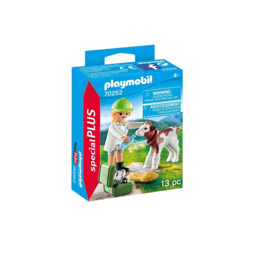 Playmobil 70252 Dierenarts met Kalf