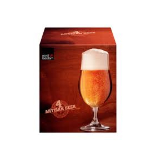 Royal Leerdam 4x Artisan Bierglazen Op Voet