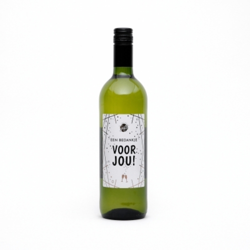 Mag ik jou wijnzinnig bedanken!

Vin Blanc (voornamelijk Grenache blanc) – Vin de France
