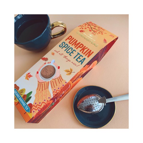 In deze giftbox vind je niet alleen een heerlijke losse thee (genoeg voor 30 kopjes) maar ook onze handige tea infuser!