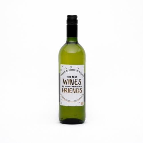 The best wines are the ones we drink with friends. En zo is het! En natuurlijk met een touch of gold.

Vin Blanc (voornamelijk Grenache blanc) – Vin de France