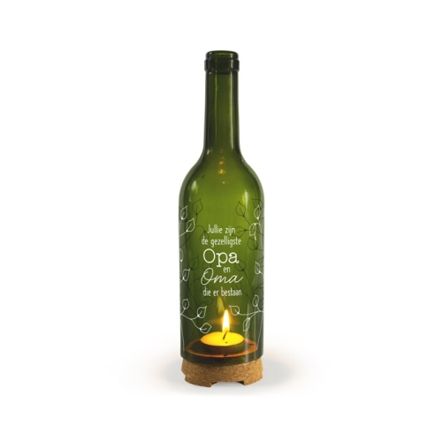 Wine Candle 68482 Opa & Oma