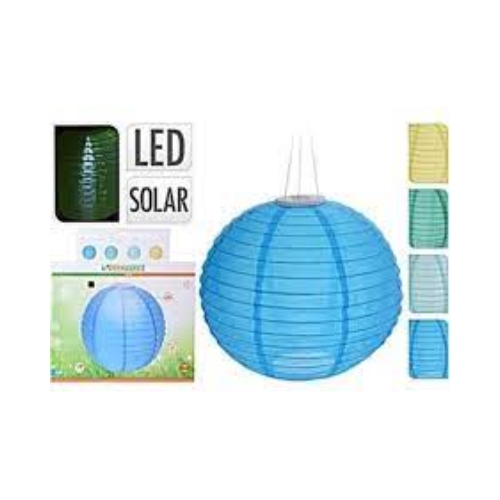 Lampion met door solar aangevoerde led lamp.
Wordt willekeurig geleverd je kunt vooraf geen kleur kiezen.