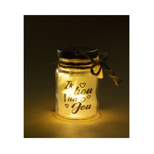 Ze werken op een klein batterijtje en deze zijn ook al inbegrepen! Elke Star Light heeft een speciale boodschap die oplicht door middel van een ledlampje zodra je het product aanzet met de knop onder de dop. De Big Star Lights zijn ongeveer 15 centimeter