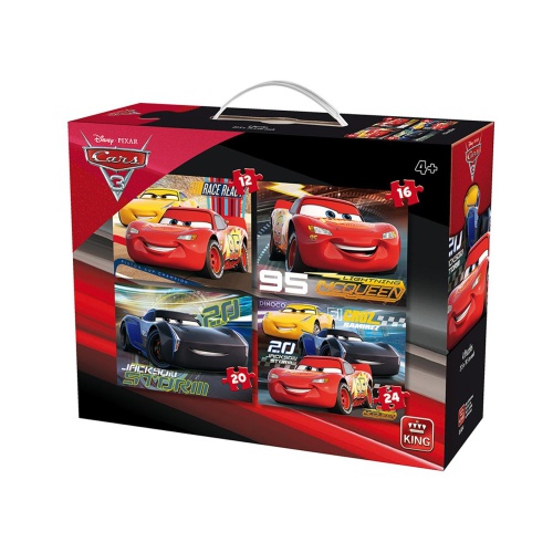 Puzzelset Cars 3 4-in-1