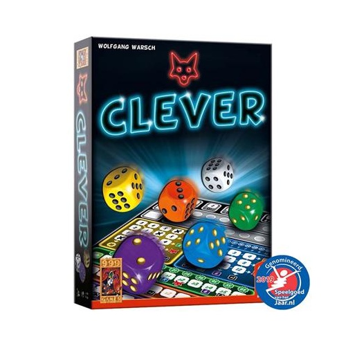 Kies slim om te winnen met het Spel Clever Kies wie er mag beginnen en gooi de dobbelstenen drie keer. Iedere keer kies je één van de zes gekleurde dobbelstenen uit en noteer je de waarde ervan bij de juiste kleur op je scoreblad of streept hem juist we