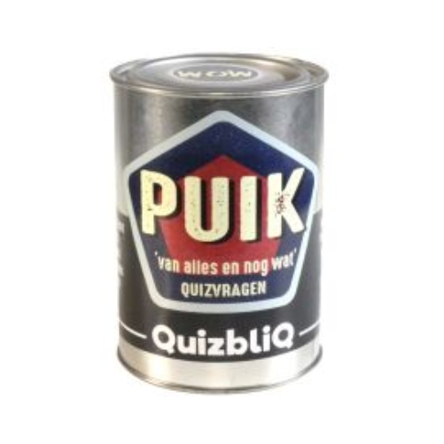 Quizzen is nog nooit zo HOT geweest.

Maar liefst 120 vragen en antwoorden in een groovy retrolook blik.