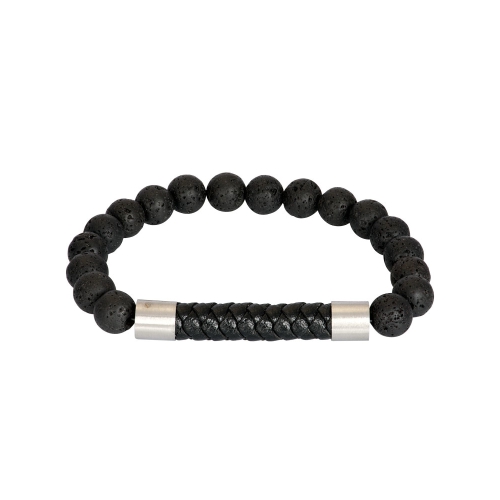 Zoek je een stijlvol cadeau voor hem? Deze armbanden uit de IXXXI men collectie zijn de ideale uitkomst! 
Deze Rico armband is gemaakt van natuursteen en heeft stalen accenten wat een stoer effect geeft.