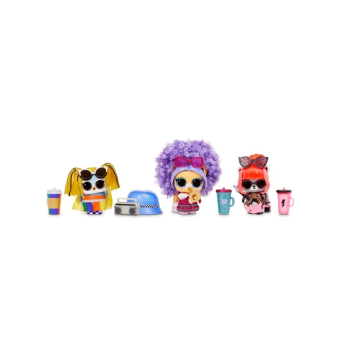 L.O.L Surprise! Remix Pets. Huisdierpoppen van L.O.L met kleding en een songtekststicker waarmee het kind de gehele songtekst kan onthullen. Verkrijgbaar in 12 varianten.