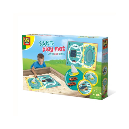 Rij met de auto’s en vaar met het bootje Leg deze speelmat in de zandbak of op het strand. Haal de auto’s uit de garage en race ermee over de weggetjes! Als je in de vijver wat water doet kan je het bootje laten varen.