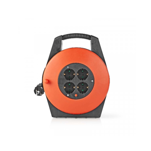 Deze Nedis® kabelhaspel heeft een kabel van 10 meter. Hierdoor heb je net dat extra beetje bewegingsvrijheid om met elektrische apparatuur in en om het huis te klussen.