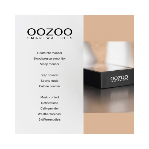 Oozoo Smartwatches Q00103 Wit / Rose