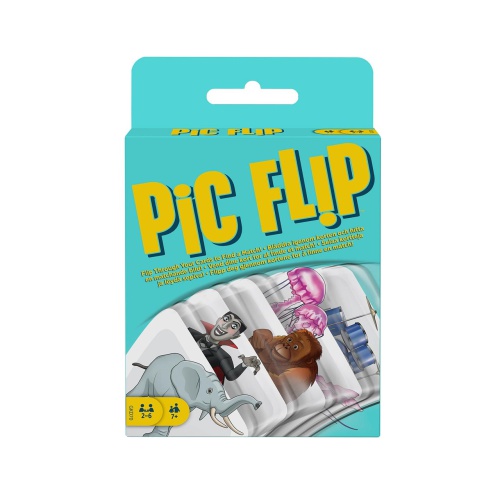Dit Pic flip kaartspel is een supersnel kaartspel. Zoek door je kaarten en vind snel een passend plaatje. Maar pas op, het gaat niet alleen om het plaatje maar ook om de beschrijving.