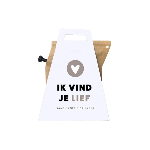 Origineel en verrassend!
De beste kwaliteit koffie, vers gemalen en direct verpakt in een verrassend 'koffiekannetje'.