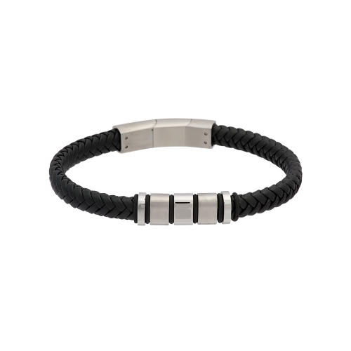 iXXXi armband uit de Men collectie met een leren band en metalen details. One size fits most bij deze armband, wat met een extra tussen-slot verleng je de armband van 20 cm naar 21 cm.
Levertijd 3 a 4 werkdagen.