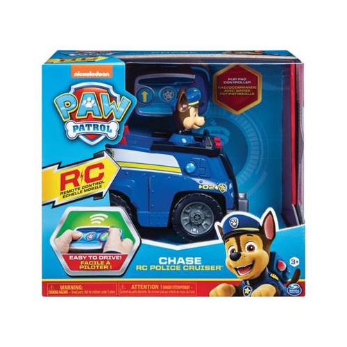 Speel je favoriete scènes uit PAW Patrol na met de geweldige Paw Patrol Chase R/C Cruiser Ga op te gekke reddingsmissies met Chase en zijn stoere RC Police Cruiser!