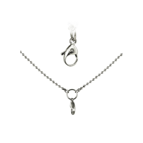 Pinkiezz ballchain muntketting speciaal ontworpen voor de Pinkiezz munten,charms en dangles de ketting is 80cm lang 2,5mm dik en voorzien van Pinkiezz logo.